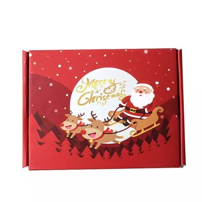 Advent Calendar کریسمس جعبه های هدیه مقوایی چاپ برجسته