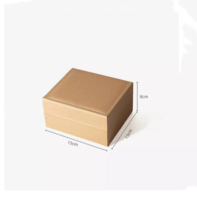 جعبه بسته بندی ساعت مچی Ruizhuo مخملی 15*13*7.6 سانتی متری بالا