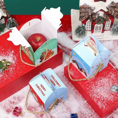 جعبه های کادو آب نبات مقوایی لوکس 10*10*10 سانتی متری چند رنگ