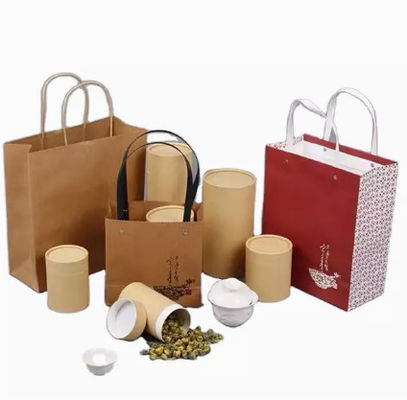 سیلندر جعبه های چای مقوایی درجه غذا با خدمات OEM ODM