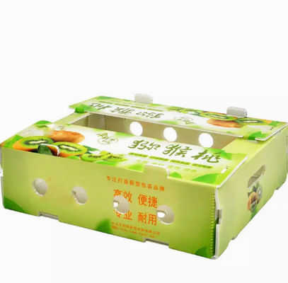 جعبه های بسته بندی میوه پلاستیکی PP Hollow Plate Turnover Box Anti Static